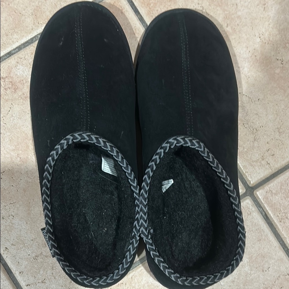 BearPaw Black Loafers & Slip-Ons